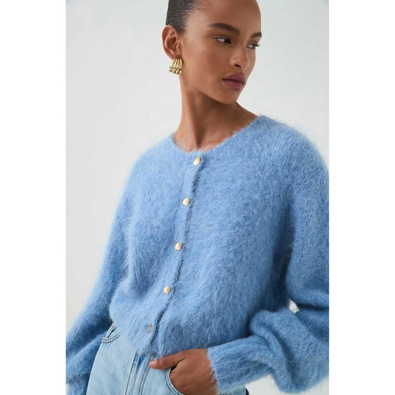 Aje Celine Fluffy Cardigan image number 2